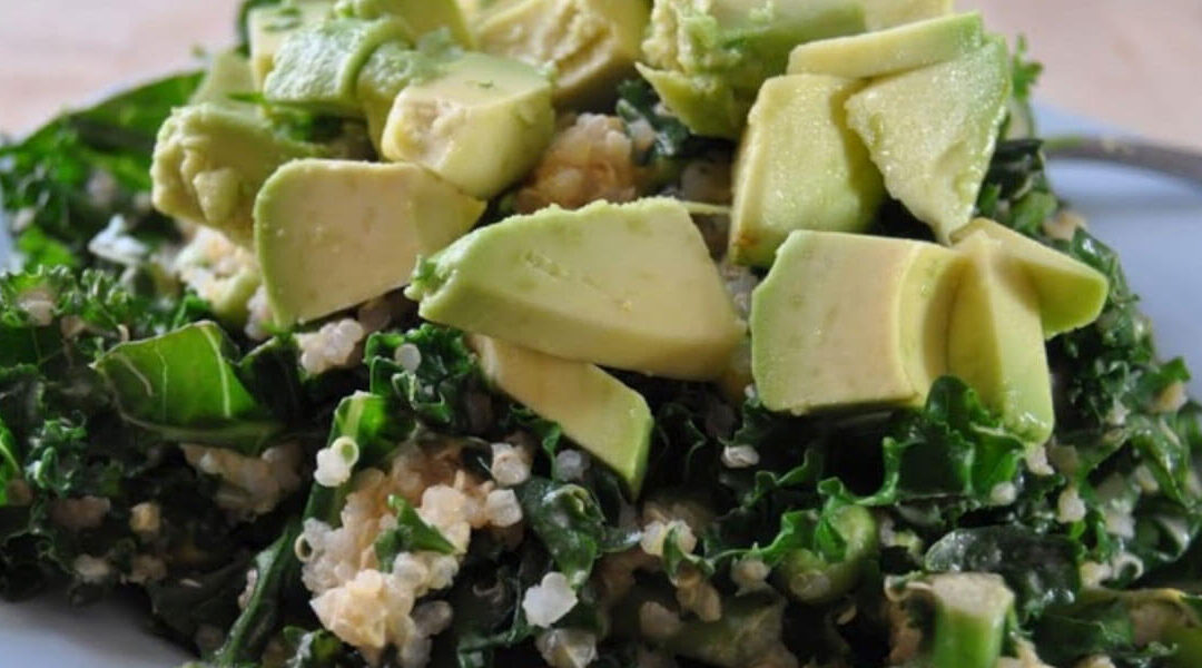 Warm Kale and Quinoa Salad