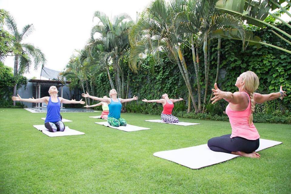 mindfulness and wellness, for women, Bali, Women's surf yoga pilates retreat